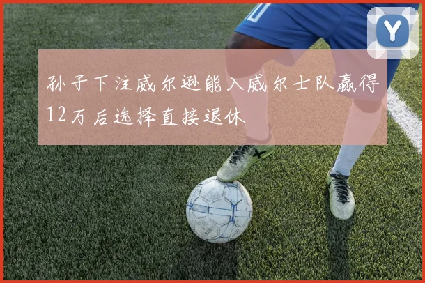 孙子下注威尔逊能入威尔士队赢得12万后选择直接退休